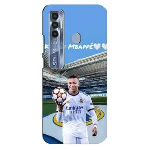 Чехол (TPU) с Футболистом на TECNO Spark 7 Pro (Mbappe Real)