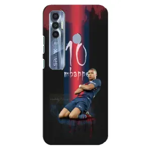 Чехол (TPU) с Футболистом на TECNO Spark 7 Pro (MBAPPE 10)