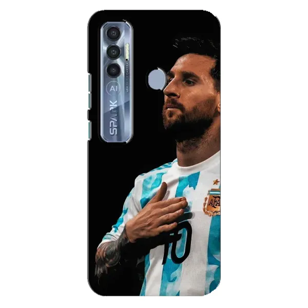 Чехол с рисунком «Месси Капитан» для TECNO Spark 7 Pro Чехол с рисунком «Месси Капитан» для TECNO Spark 7 Pro