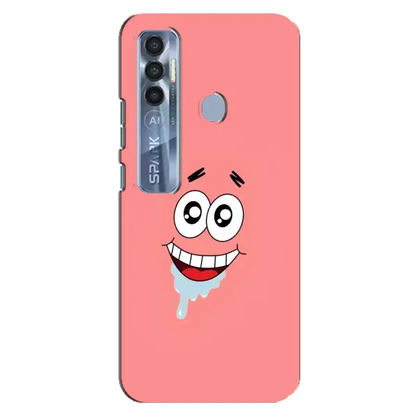 Чехол с рисунком «Мордочка Патрика» для TECNO Spark 7 Pro Чехол с рисунком «Мордочка Патрика» для TECNO Spark 7 Pro