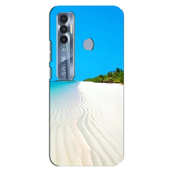 Чехол с рисунком «Море песок» для TECNO Spark 7 Pro