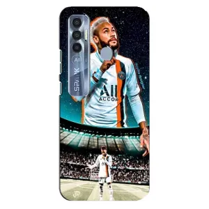 Силиконовый Чехол TECNO Spark 7 Pro (Неймар ПСЖ)