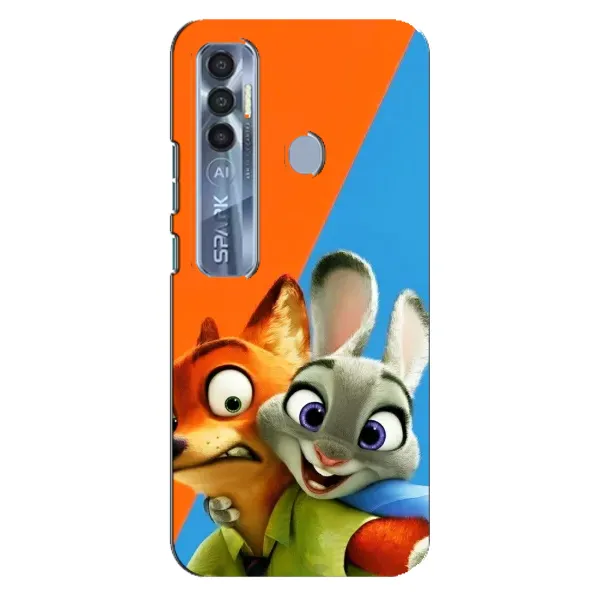 Чехол с рисунком «Ник и Хопс» для TECNO Spark 7 Pro Чехол с рисунком «Ник и Хопс» для TECNO Spark 7 Pro