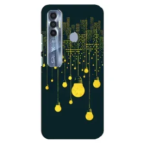 Силіконові Чохли Коханій людині для TECNO Spark 7 Pro (Нічне місто)