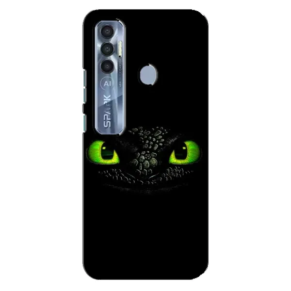 Чехол с рисунком «Глаза Беззубика» для TECNO Spark 7 Pro Чехол с рисунком «Глаза Беззубика» для TECNO Spark 7 Pro