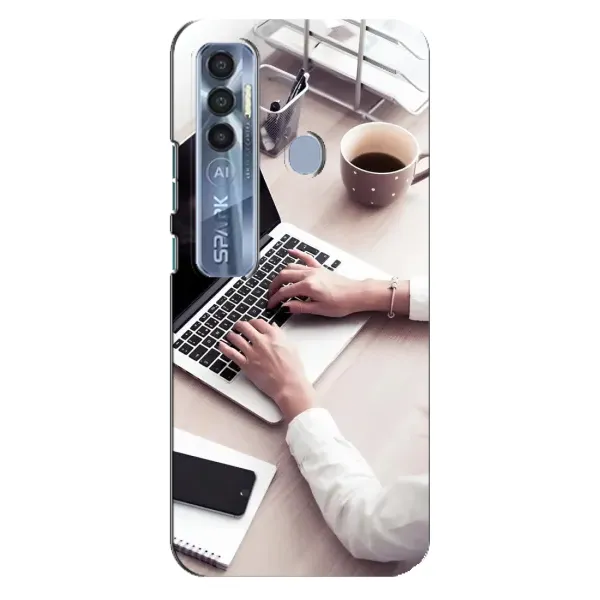 Чехол с рисунком «Офисный работник» для TECNO Spark 7 Pro Чехол с рисунком «Офисный работник» для TECNO Spark 7 Pro