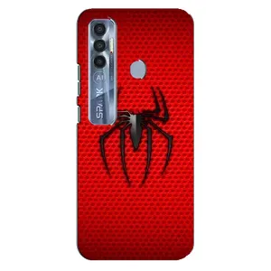 Чехол Супергерой Человека Паука на TECNO Spark 7 Pro (Паук марвел)