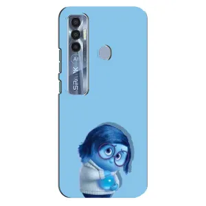 Чехол Головоломка для TECNO Spark 7 Pro - (AlphaPrint) (Печаль)