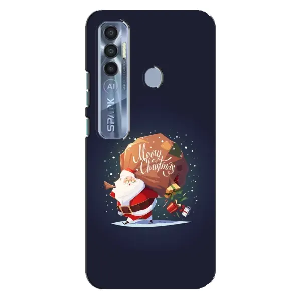 Чехол с рисунком «Подарки от Санты» для TECNO Spark 7 Pro Чехол с рисунком «Подарки от Санты» для TECNO Spark 7 Pro