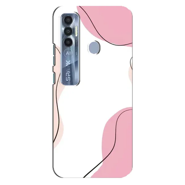 Чехол с рисунком «Розовый фон» для TECNO Spark 7 Pro Чехол с рисунком «Розовый фон» для TECNO Spark 7 Pro
