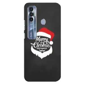 Чехол Санта Клаус для TECNO Spark 7 Pro (Санта Крисмас)