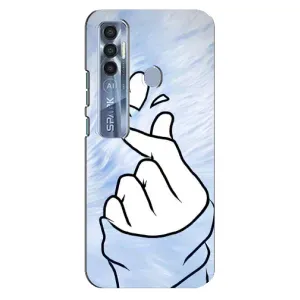 Чехлы (Знак сердечка) на TECNO Spark 7 Pro (Сердечка знак)
