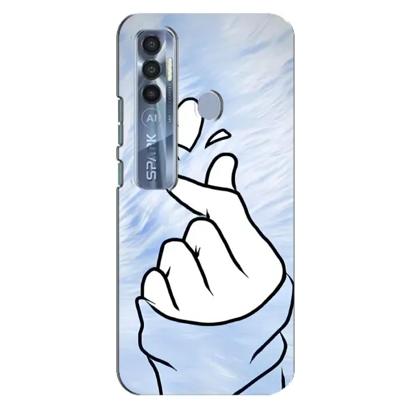 Чехол с рисунком «Сердечка знак» для TECNO Spark 7 Pro Чехол с рисунком «Сердечка знак» для TECNO Spark 7 Pro