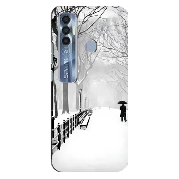 Чехол с рисунком «Снегом замело» для TECNO Spark 7 Pro Чехол с рисунком «Снегом замело» для TECNO Spark 7 Pro