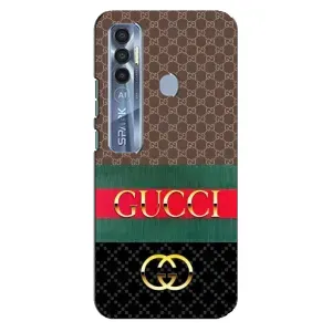 Чехлы Бренд GUCCI для TECNO Spark 7 Pro (Стиль GUCCI)