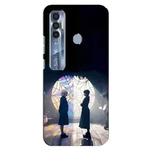 Чохол з картинкою Венсдей на TECNO Spark 7 Pro (Внсдей і Енід)