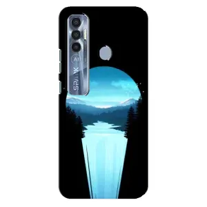 Літній Чохол на TECNO Spark 7 Pro (Синій Водоспад)