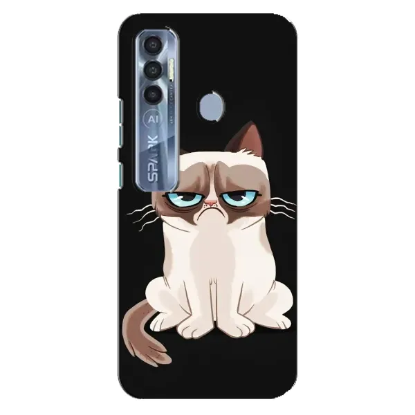 Чехол с рисунком «Взгляд кота» для TECNO Spark 7 Pro