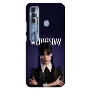 Чохол з картинкою Венсдей на TECNO Spark 7 Pro (Wednesdey)