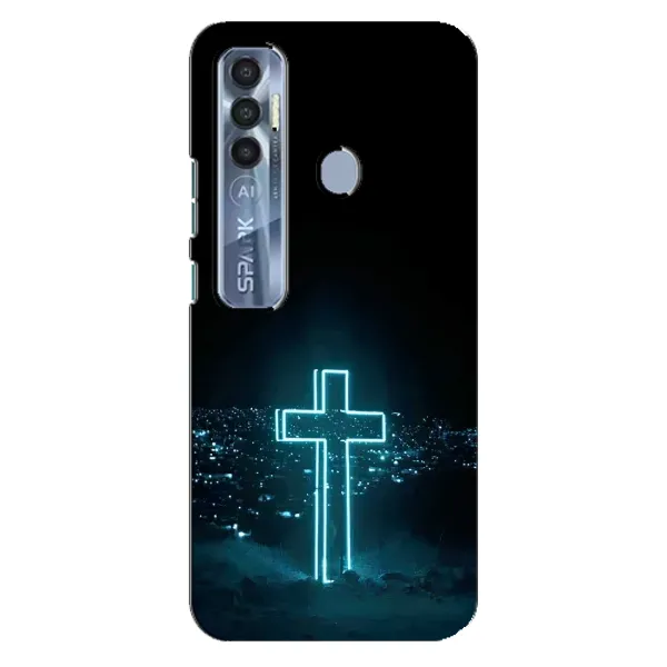 Чехол с рисунком «Яркий Крест» для TECNO Spark 7 Pro Чехол с рисунком «Яркий Крест» для TECNO Spark 7 Pro