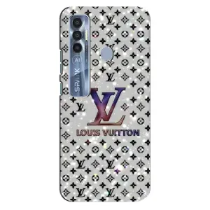Чехол Стиль Louis Vuitton на TECNO Spark 7 Pro (Яркий LV)
