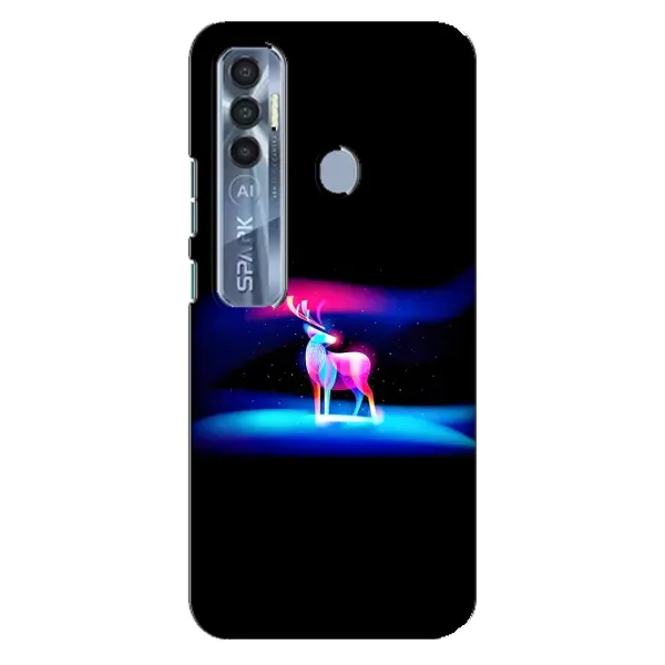 Чехол с рисунком «Яркий олень» для TECNO Spark 7 Pro Чехол с рисунком «Яркий олень» для TECNO Spark 7 Pro