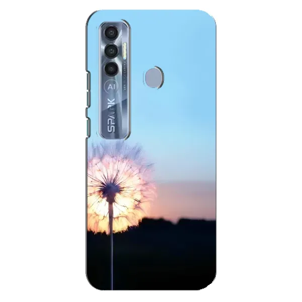 Чехол с рисунком «Закат с одуванчиком» для TECNO Spark 7 Pro Чехол с рисунком «Закат с одуванчиком» для TECNO Spark 7 Pro
