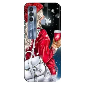Чехлы на Новый Год TECNO Spark 7 Pro (Зима пришла)