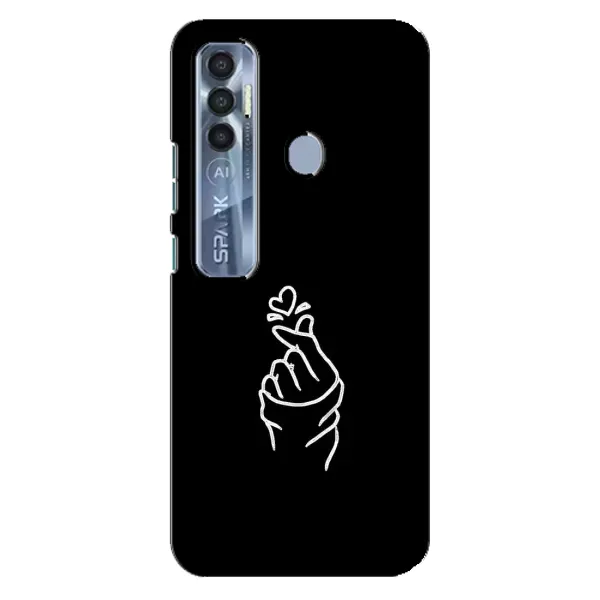 Чехол с рисунком «Знак Сердечка» для TECNO Spark 7 Pro Чехол с рисунком «Знак Сердечка» для TECNO Spark 7 Pro