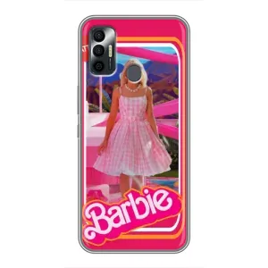 Силіконовый Чохол Барбі фільм на TECNO Spark 7P (Барбі Марго)
