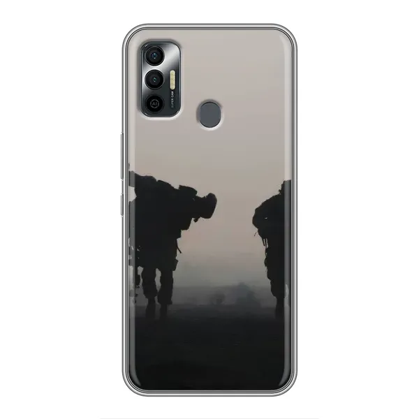 Чехол с рисунком «Бой солдат» для TECNO Spark 7P Чехол с рисунком «Бой солдат» для TECNO Spark 7P