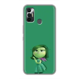 Чехол Головоломка для TECNO Spark 7P - (AlphaPrint) (Брезгливость)
