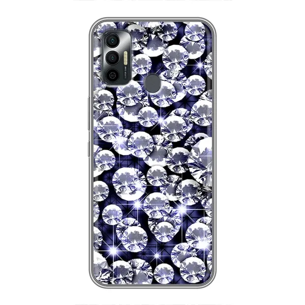 Чехол с рисунком «Бриллианты» для TECNO Spark 7P Чехол с рисунком «Бриллианты» для TECNO Spark 7P