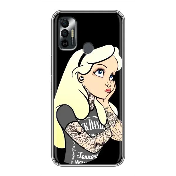 Чехол с рисунком «Девушка обиделась» для TECNO Spark 7P Чехол с рисунком «Девушка обиделась» для TECNO Spark 7P