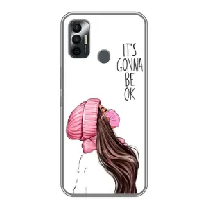 Чохол Стильні дівчата на TECNO Spark 7P (Дівчина в масці)