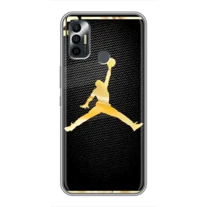 Силіконовый Чохол Nike Air Jordan на Техно Спарк 7р (Джордан 23)