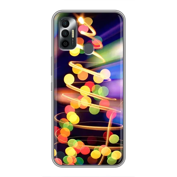Чехол с рисунком «Гирлянды» для TECNO Spark 7P Чехол с рисунком «Гирлянды» для TECNO Spark 7P