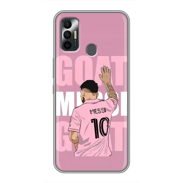 Чехол с рисунком «GOAT MESSI» для TECNO Spark 7P Чехол с рисунком «GOAT MESSI» для TECNO Spark 7P