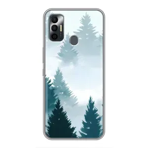 Летний Чехол на TECNO Spark 7P (Горный лес)