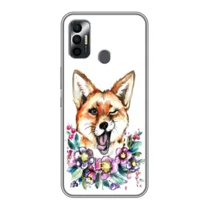 Чохол з Лисичкою для TECNO Spark 7P (Хитра лисиця)