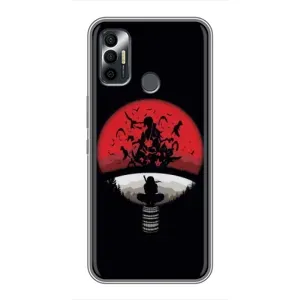 Чохли з принтом Ітачі Учіха на TECNO Spark 7P (Ітачі на чорному)