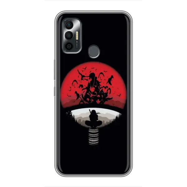 Чехол с рисунком «Итачи на черном» для TECNO Spark 7P Чехол с рисунком «Итачи на черном» для TECNO Spark 7P