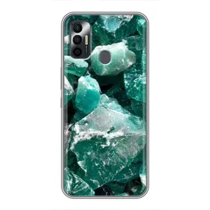 Чохол (Дорого-богато) на TECNO Spark 7P (Смарагд)