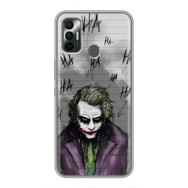 Чохол з малюнком «Joker клоун» для TECNO Spark 7P Чохол з малюнком «Joker клоун» для TECNO Spark 7P