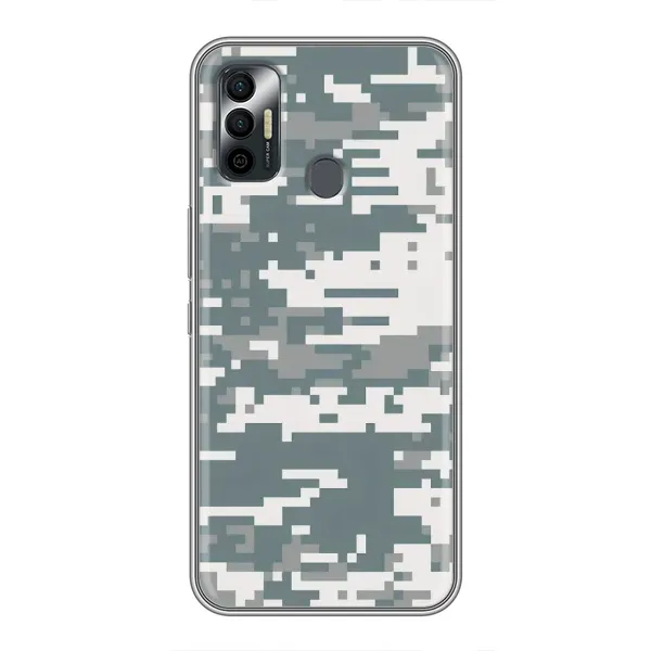 Чехол с рисунком «Камуфляжный Хаки» для TECNO Spark 7P Чехол с рисунком «Камуфляжный Хаки» для TECNO Spark 7P