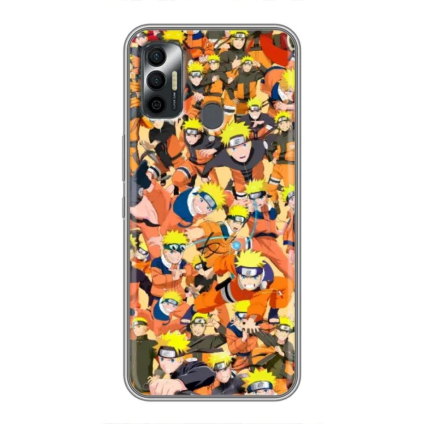 Чехол с рисунком «Коллаж Наруто» для TECNO Spark 7P Чехол с рисунком «Коллаж Наруто» для TECNO Spark 7P