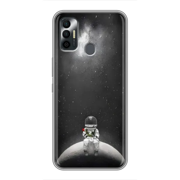 Чехол с рисунком «Космонавт романтик» для TECNO Spark 7P Чехол с рисунком «Космонавт романтик» для TECNO Spark 7P