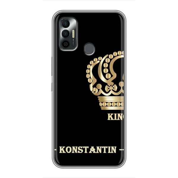 Чехол с рисунком «KOSTYA» для TECNO Spark 7P