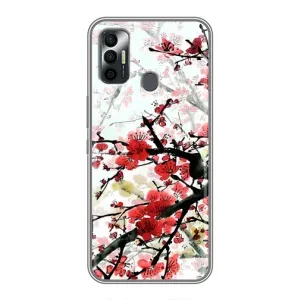 Чехол с принтом САКУРЫ на TECNO Spark 7P (Красивая Сакура)