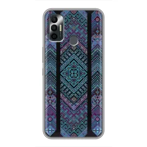 Силіконовый Чохол на TECNO Spark 7P (Крутий орнамент)